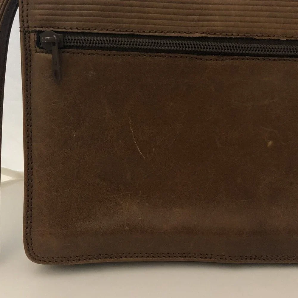 Vintage Ferran Cerdans Disseny Large Leather Wallet Clutch Made In Spain
